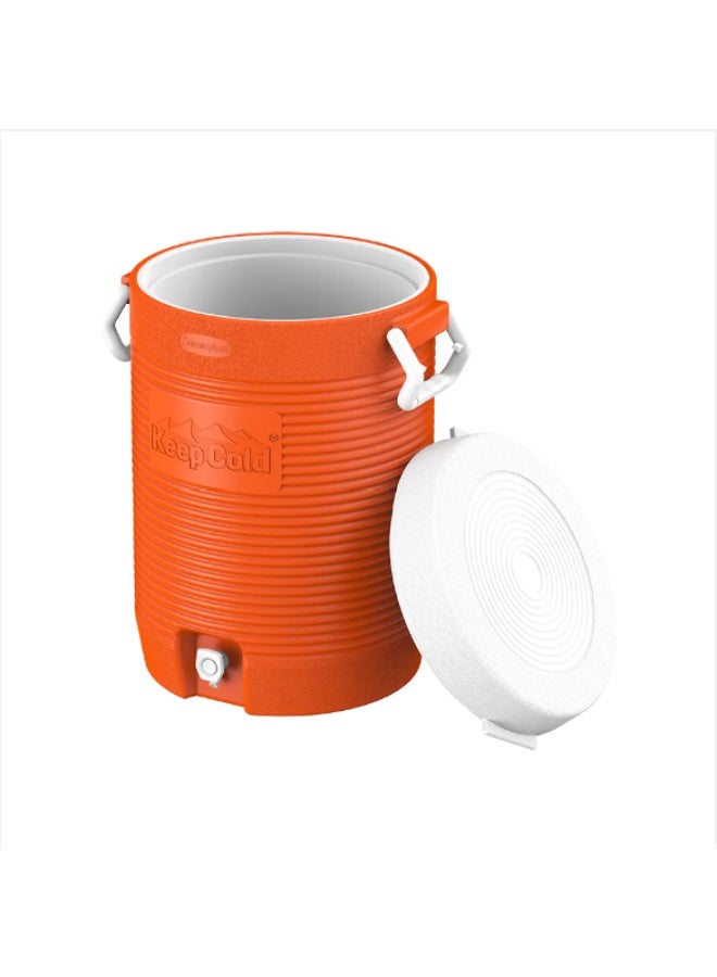 Cosmoplast KeepCold Jumbo Water Cooler 35L Orange - Image 2